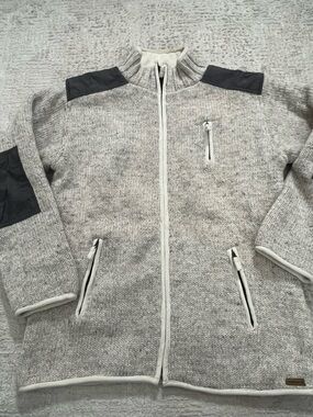 Laundromat Wool Zip Up Jacket